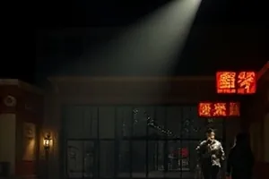 纸鹤计划封面，窗台上排成一列的纸鹤与旧台灯